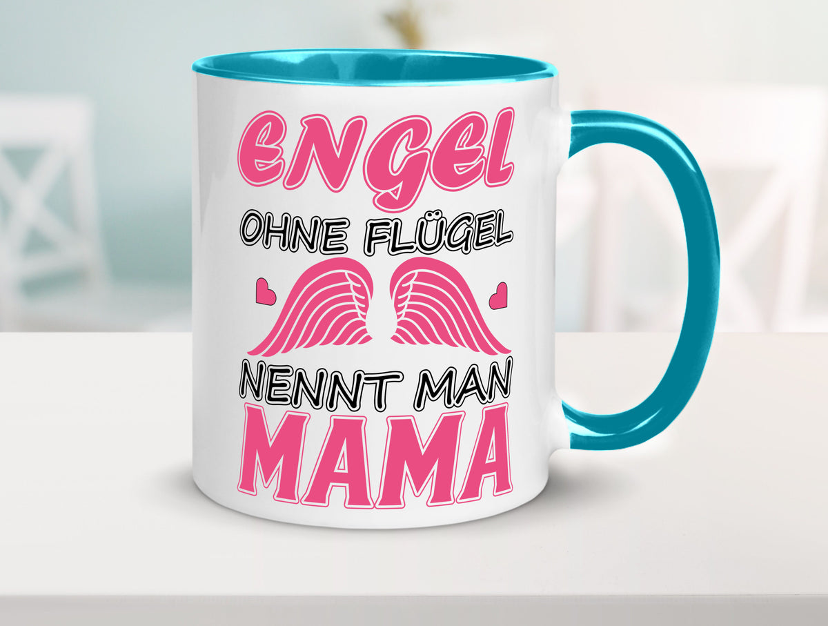 Mama Engel Humor Familie Geschenkidee Tasse