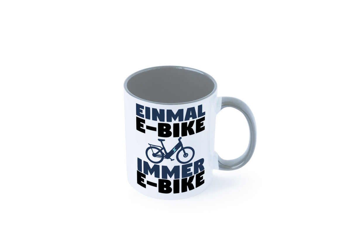 E-Bike Fahrer | Radfahrer Tasse Fahrrad Elektrorad lustiger Spruch Geschenk
