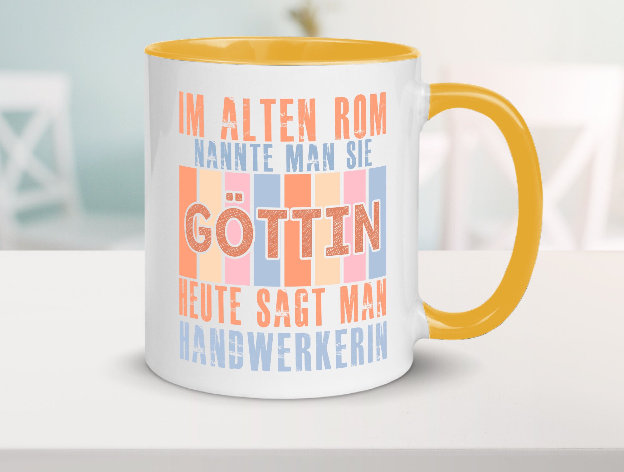 Heute sagt man: Handwerkerin | Handwerkerinnen Geschenk Humor Geschenkidee