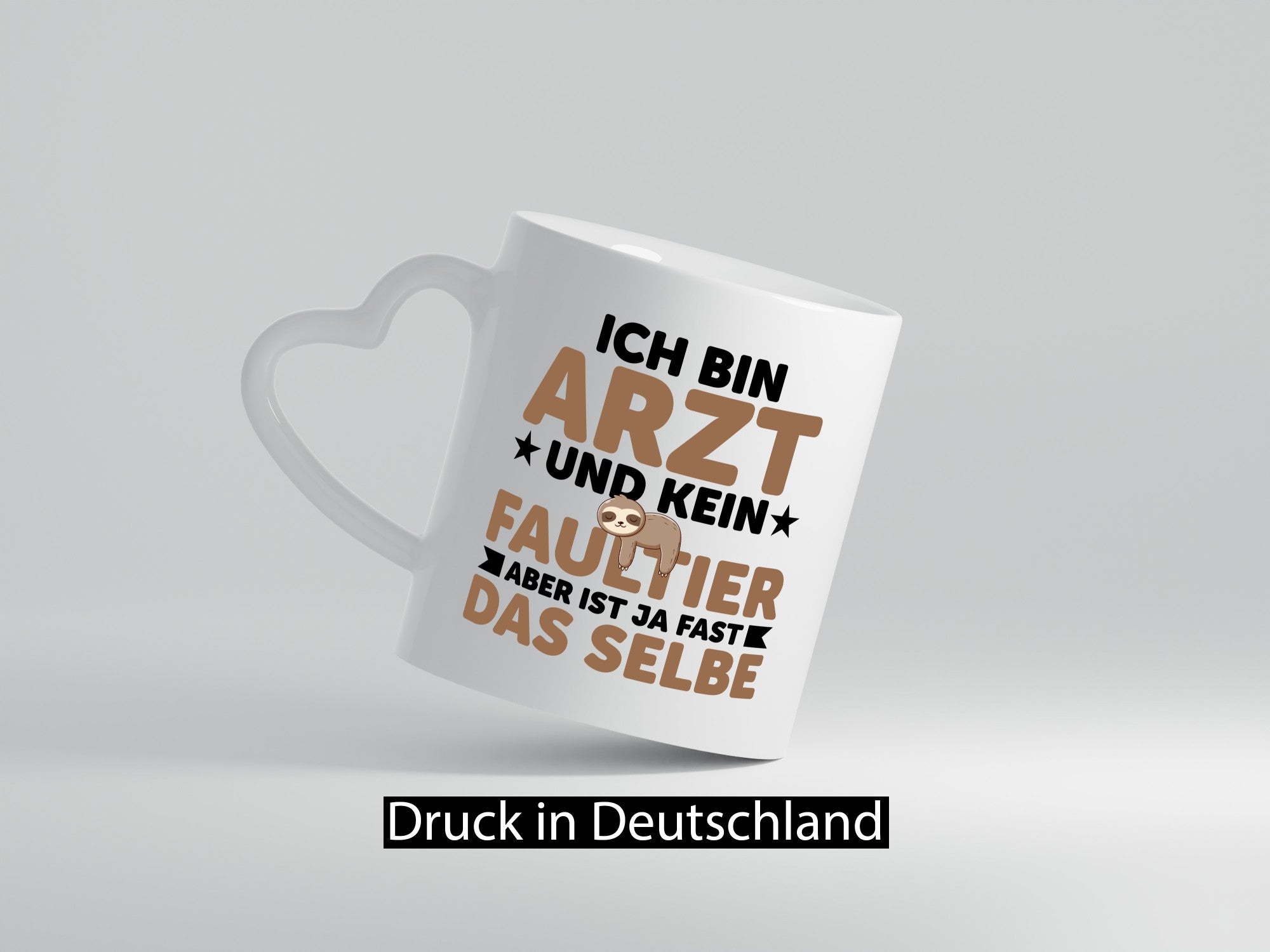 Ich bin kein Faultier: Arzt | Medizin Doktor Facharzt v2 lustig Tierliebhaber