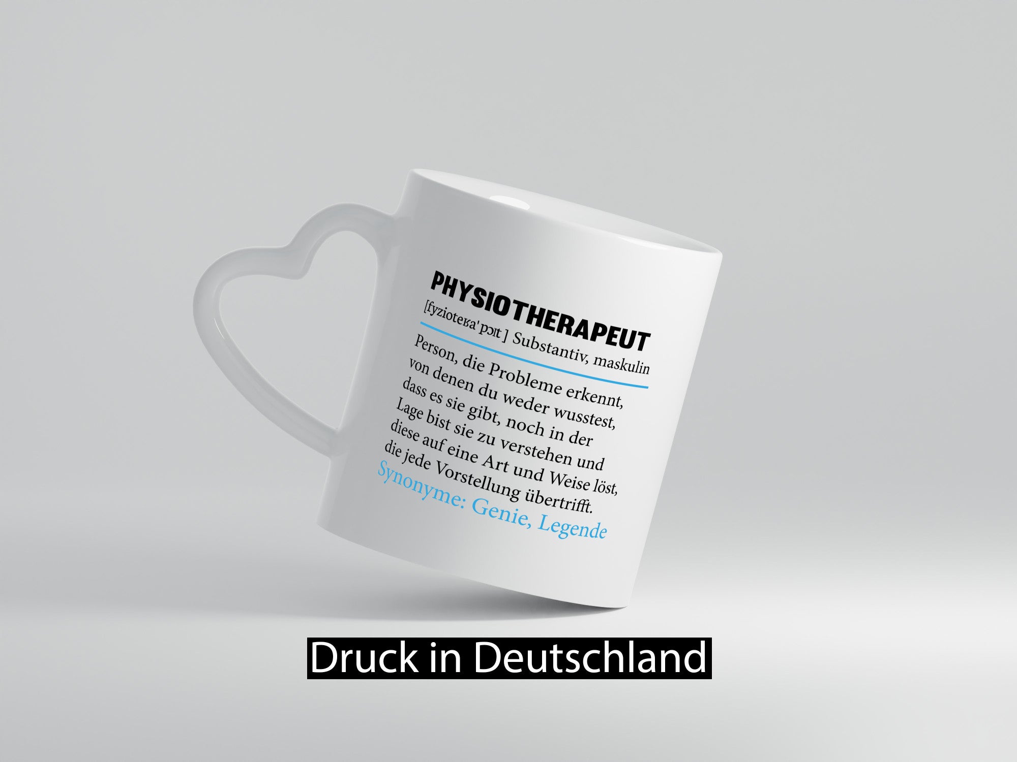 Physiotherapeut | Spruch Beruf Humor lustig Arbeit Kollegen Büro Geschenk Tasse