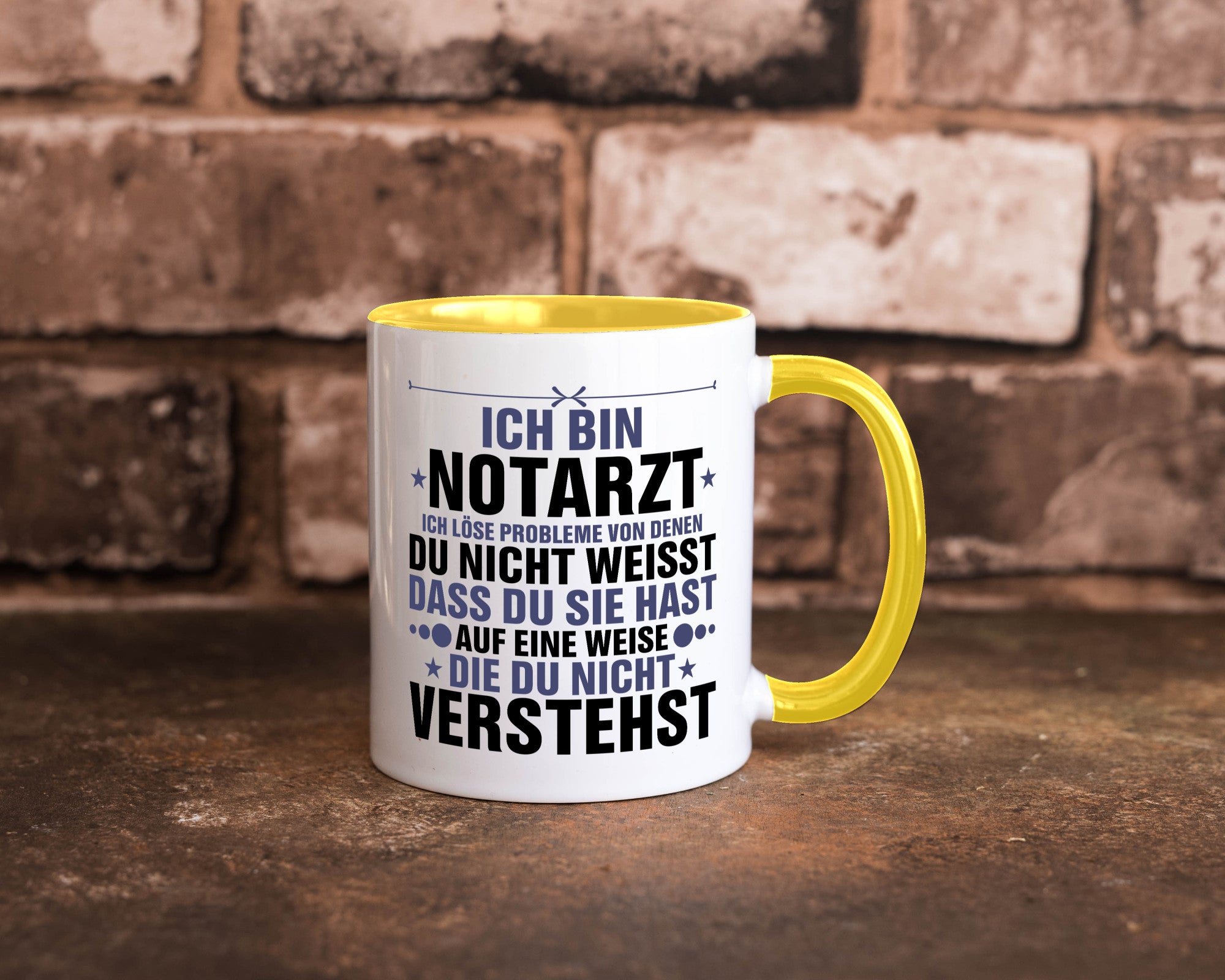 Löse Probleme: Notarzt | Arzt v2 Geschenkidee Humor Tasse