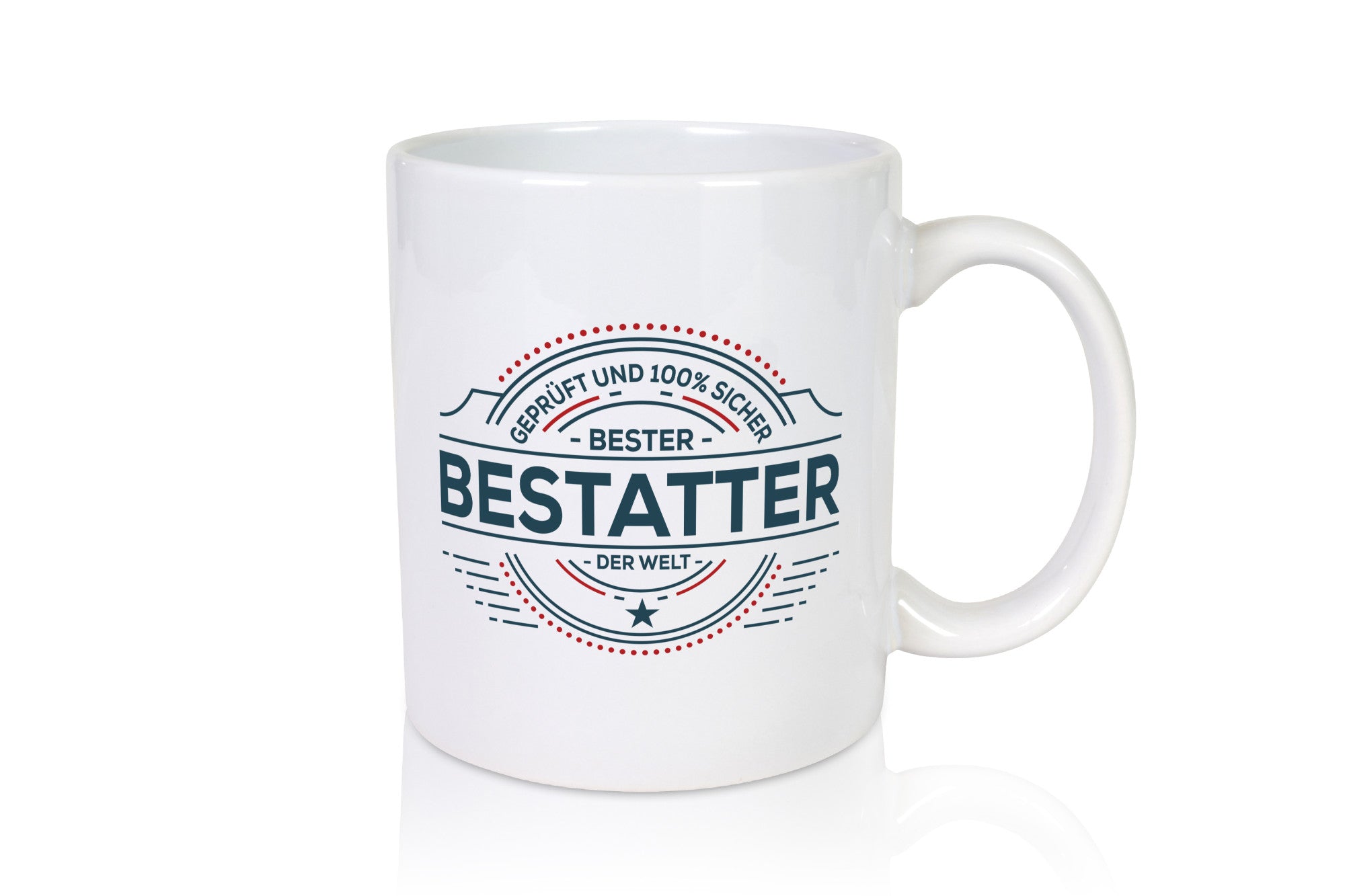 Geprüft und sicher: Bestatter | Bestattung Totengräber lustig Humor