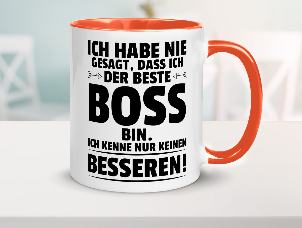 Der Beste Boss | Führungskraft Vorgesetzter lustiger Spruch Geschenk Humor Tasse