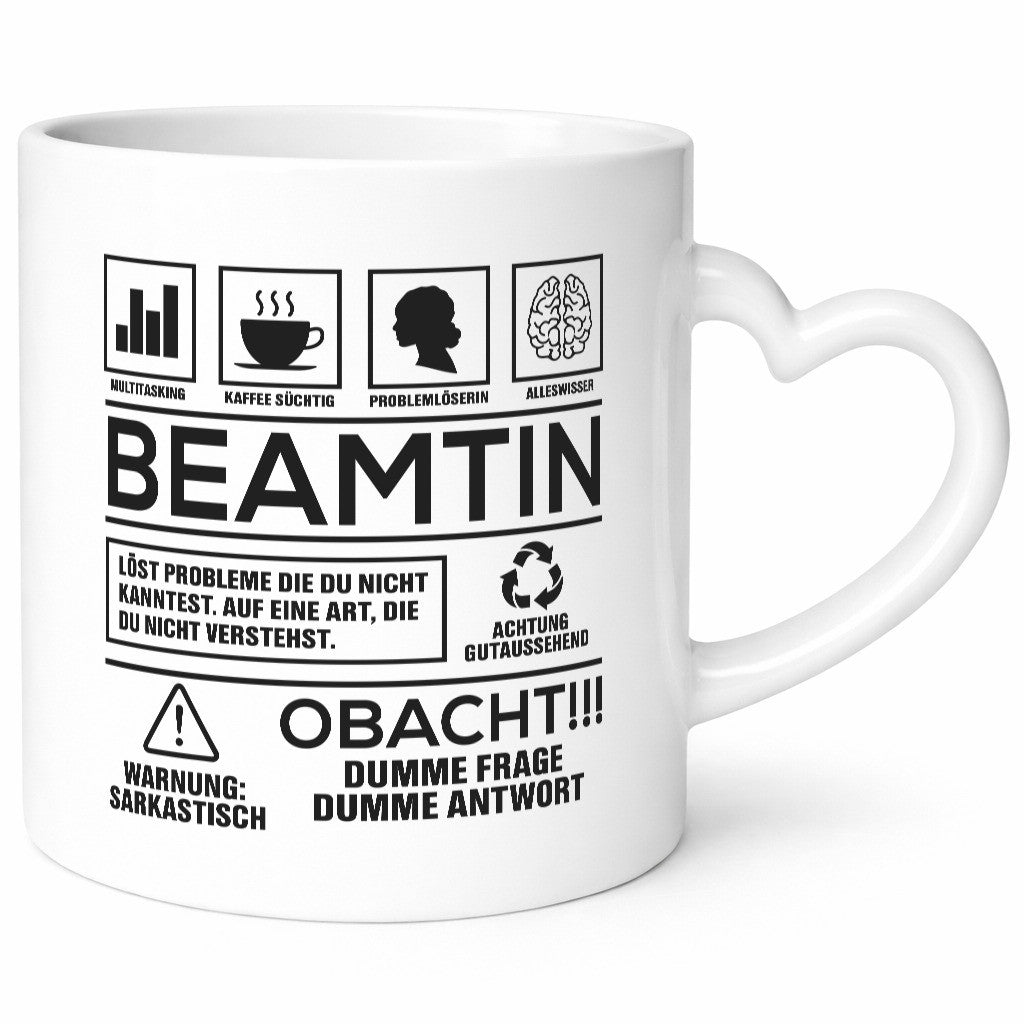 Achtung Probleme Beamtin | Verbeamtung öffentlicher Dienst Geschenkidee Humor