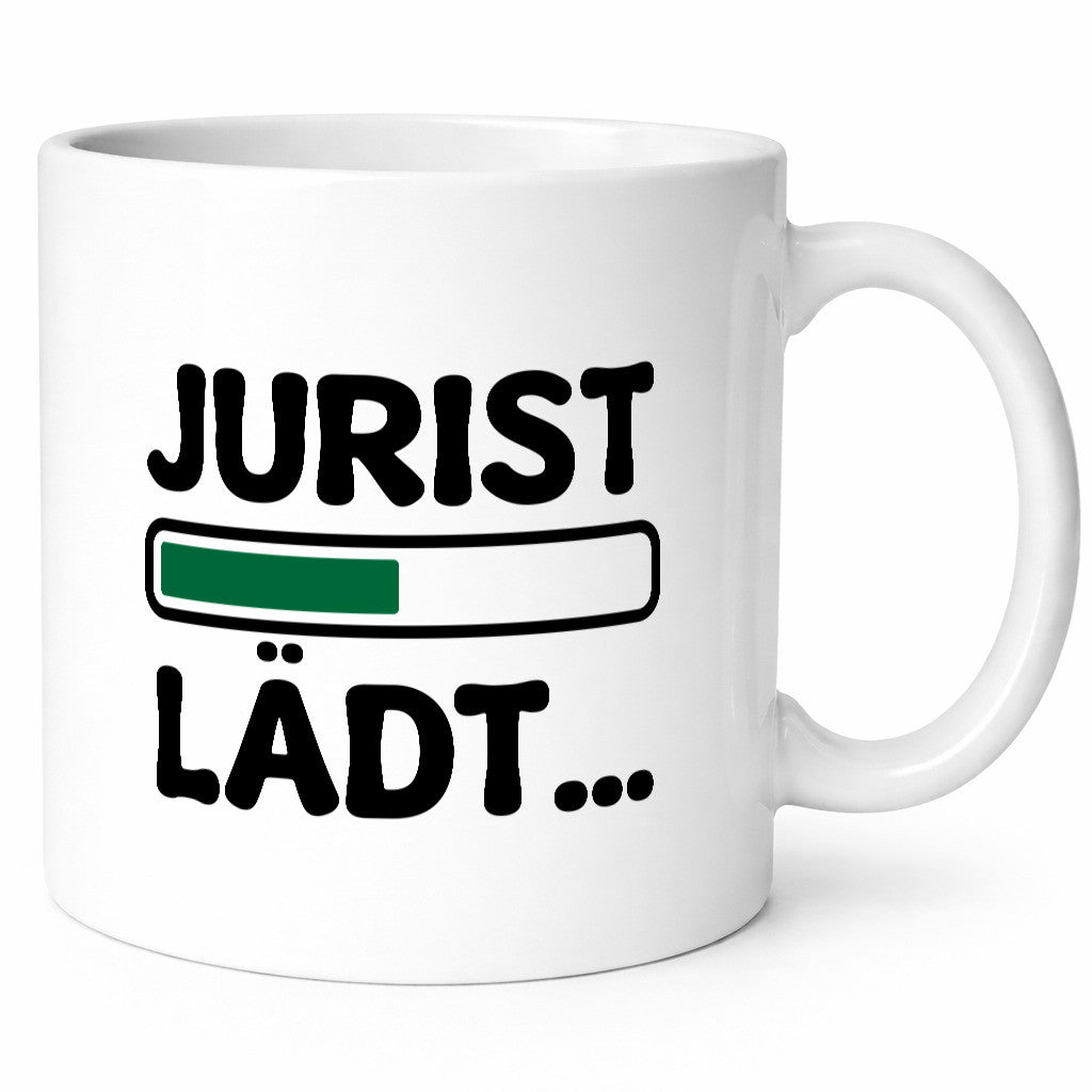 Jurist Lädt | Jura lustiger Spruch Geschenk Humor Geschenkidee Tasse