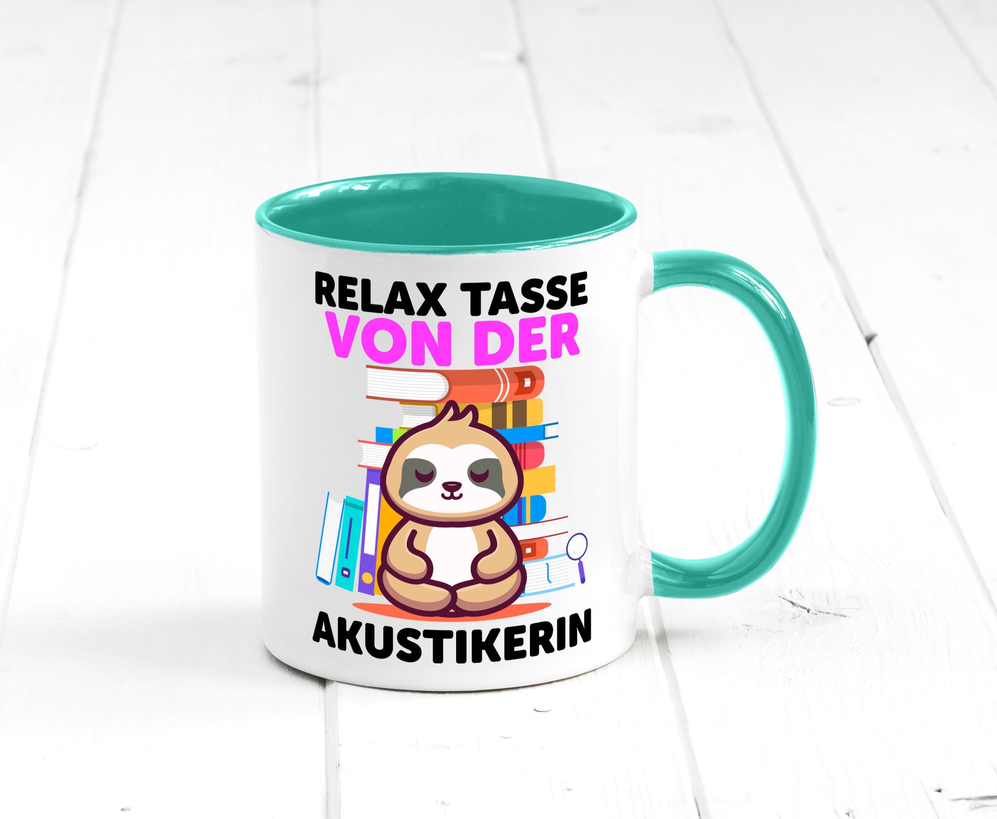 Relax Tasse: Akustikerin | Akustik Hörgeräteakustik Geschenk Humor Geschenkidee