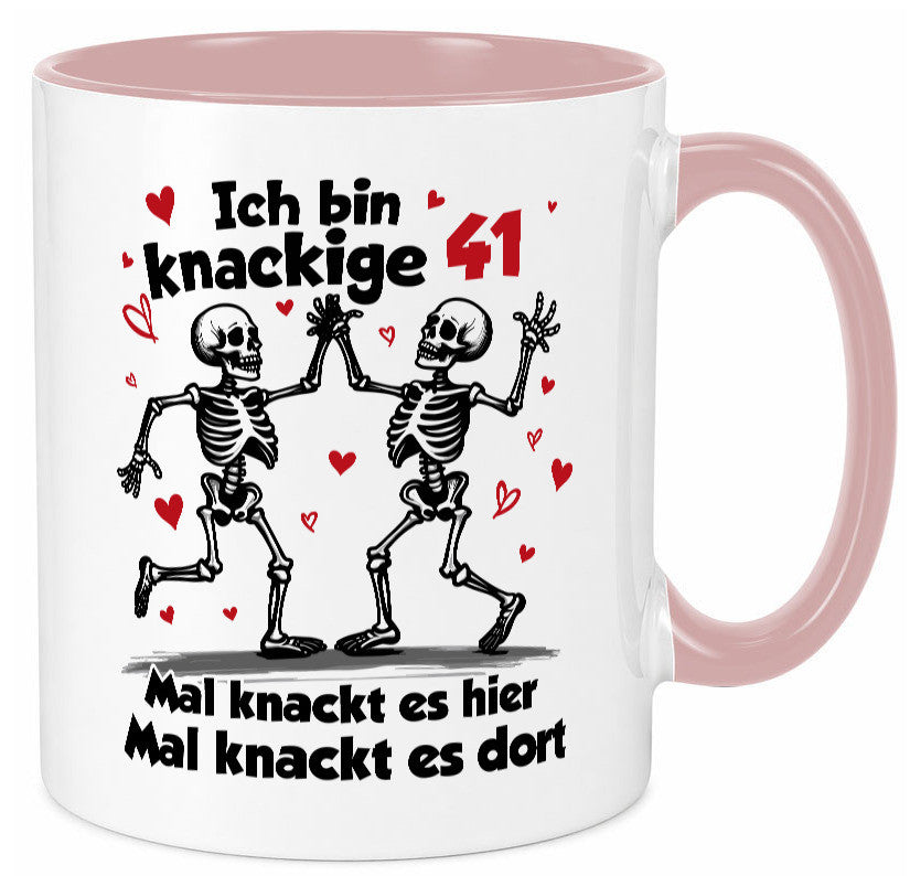 41. Geburtstag | Knackige 41 Ich bin alt v2 Humor Geschenkidee Tasse