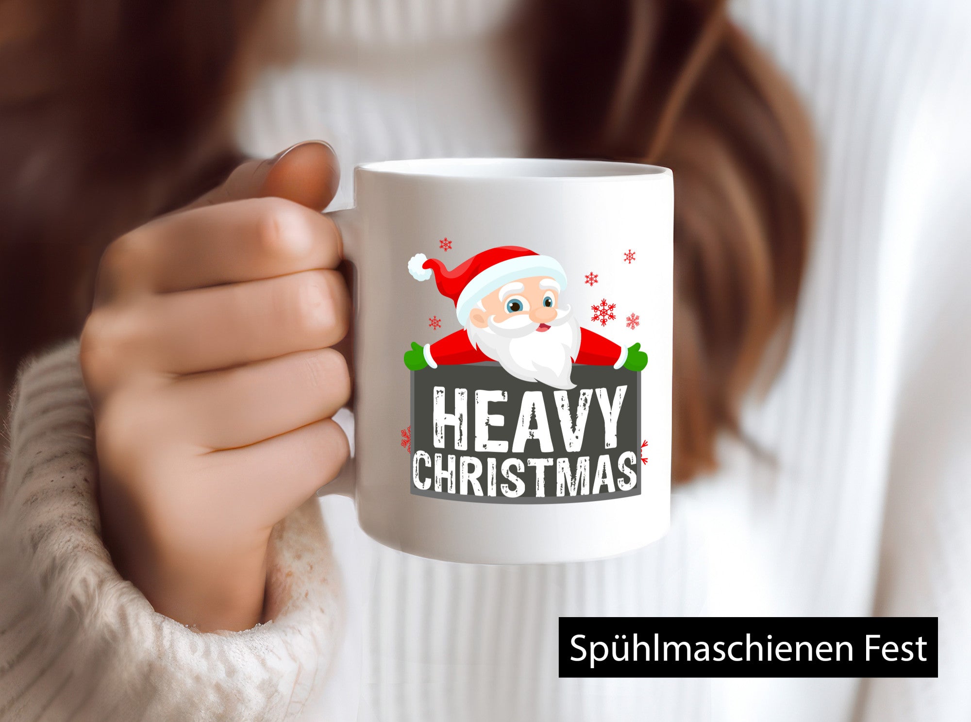 Heavy Christmas | Ugly Weihnachten lustig Humor Geschenkidee Geschenk Tasse