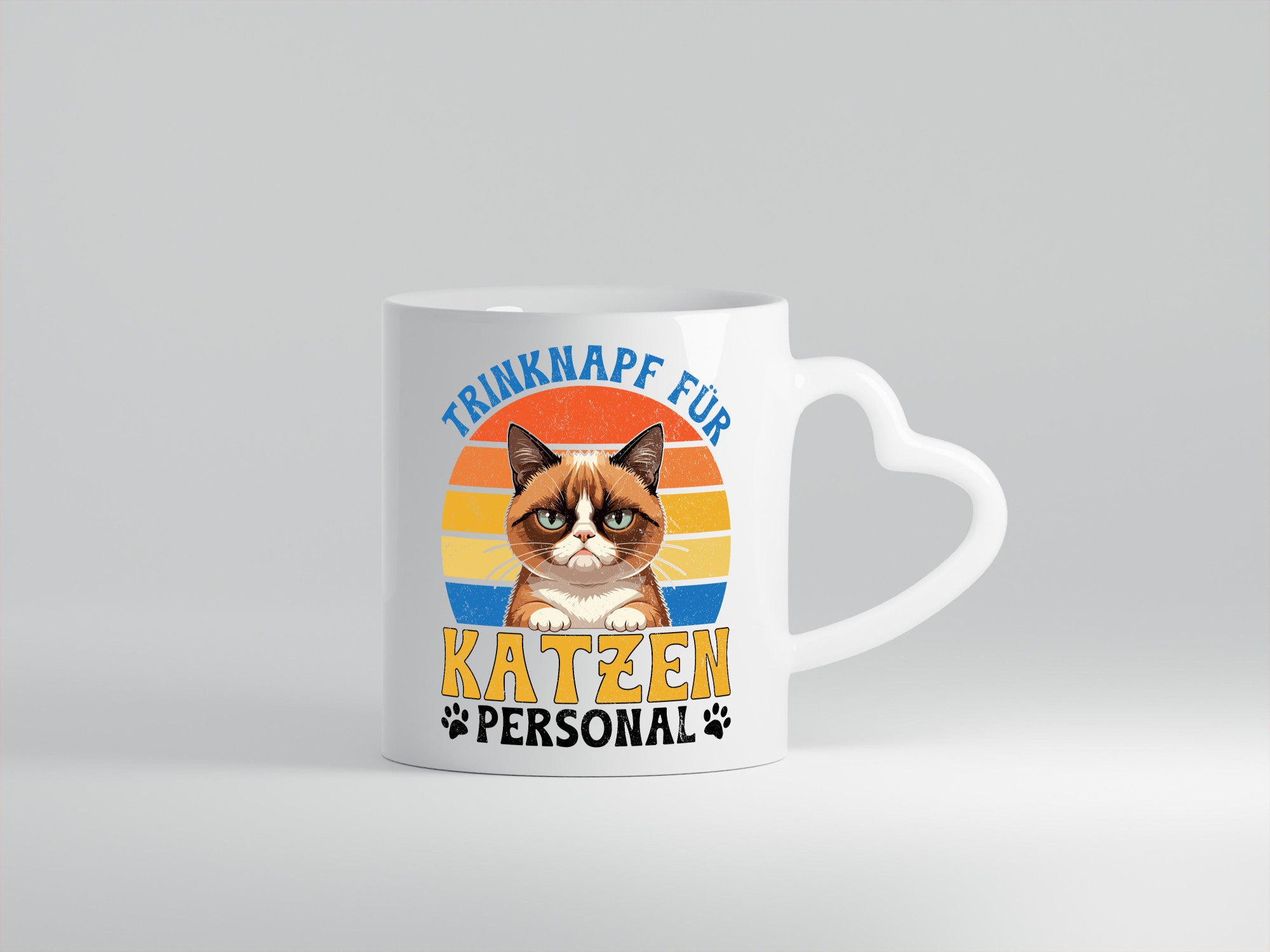 Katzen Personal | Katzenbesitzer Tasse Katze Humor vl6 Geschenkidee