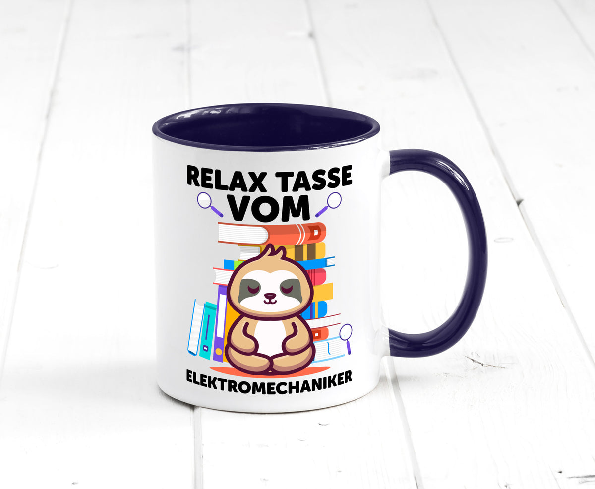 Relax Tasse: Elektromechaniker | Mechaniker Geschenk Humor Geschenkidee