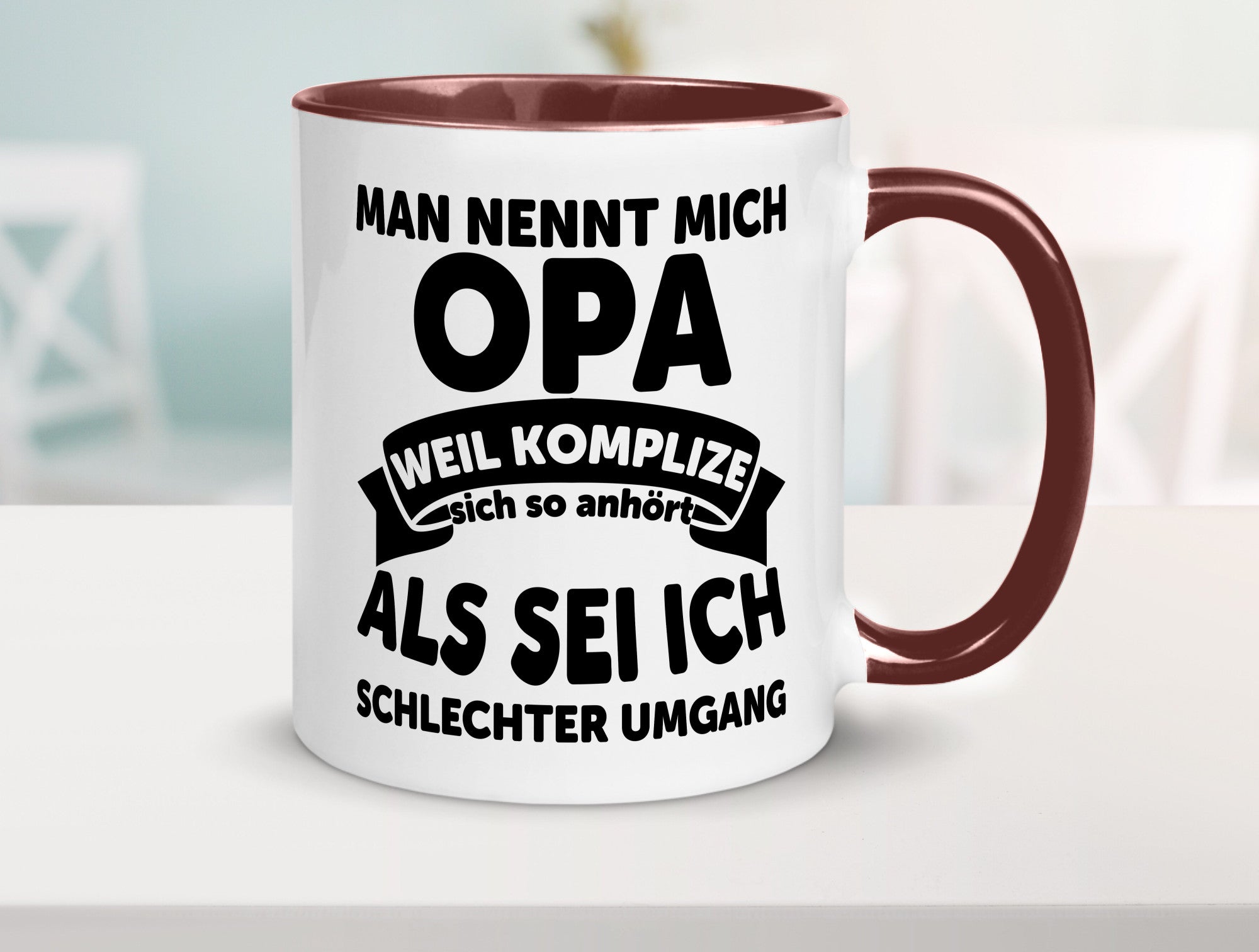 Nenn mich Opa, Komplize schlechter Umgang | Opa Witz Geschenk Familie