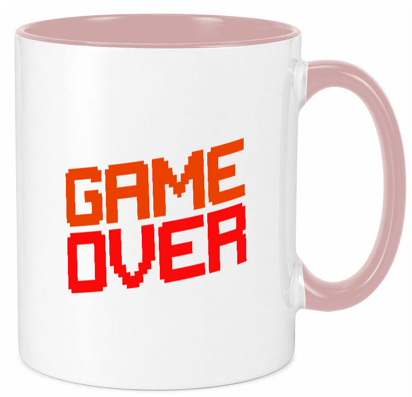 Game Over | Gamer Zocker Retro PC Nerd Pixel Geschenkidee Humor Tasse