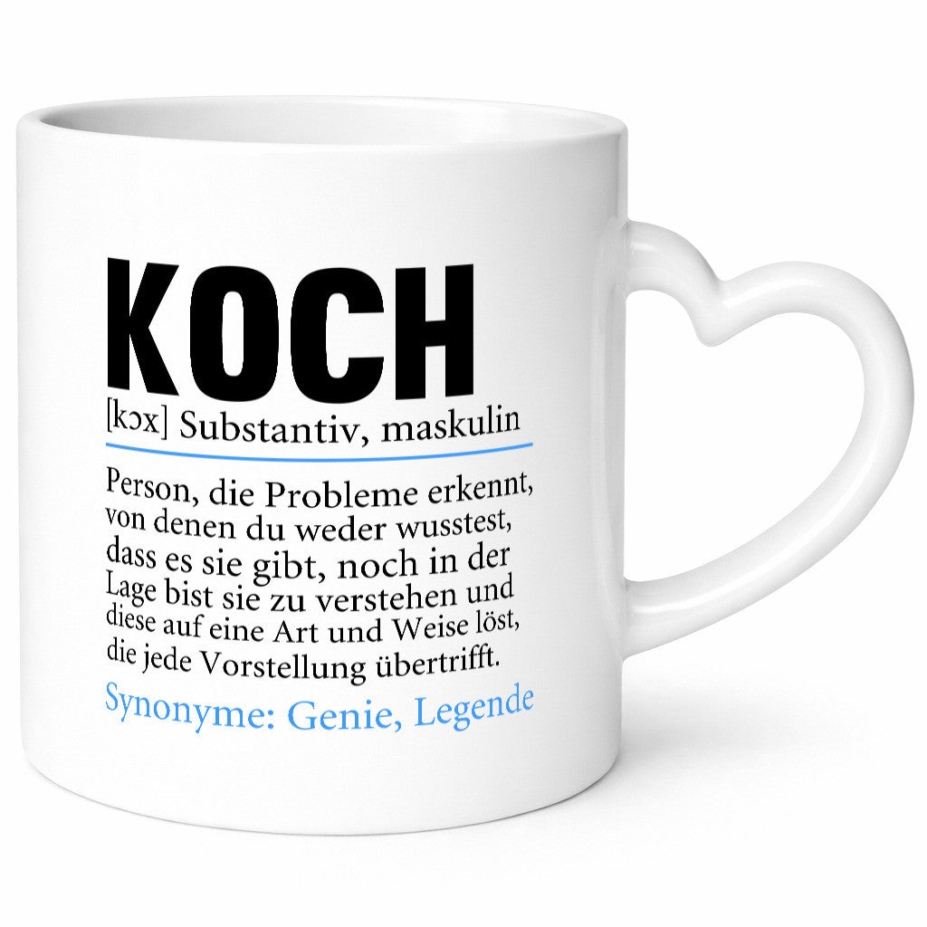 Koch | Spruch Chefkoch Beruf Humor Arbeit Kollegen Büro Geschenkidee Tasse
