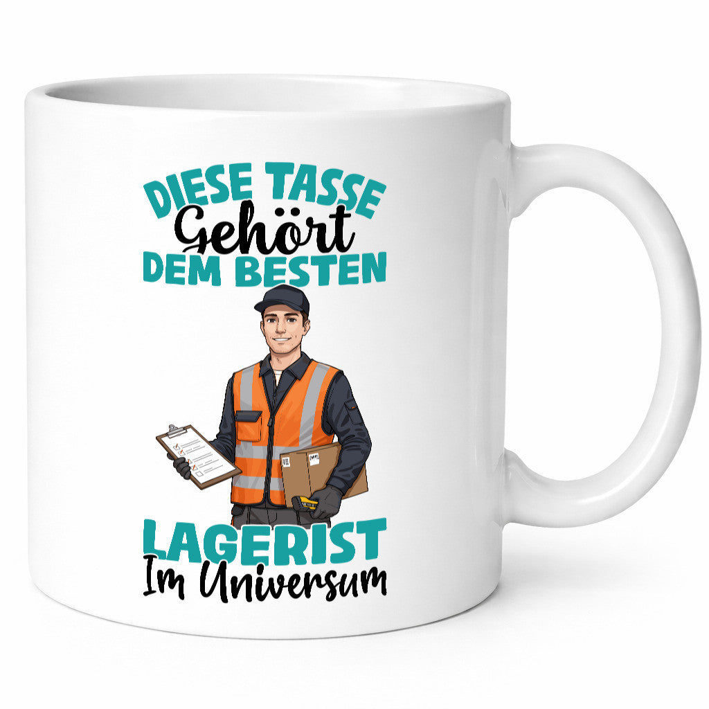 Im Universum: Lagerist | Lageristen Lager Arbeiter lustig Arbeit Kollegen Büro