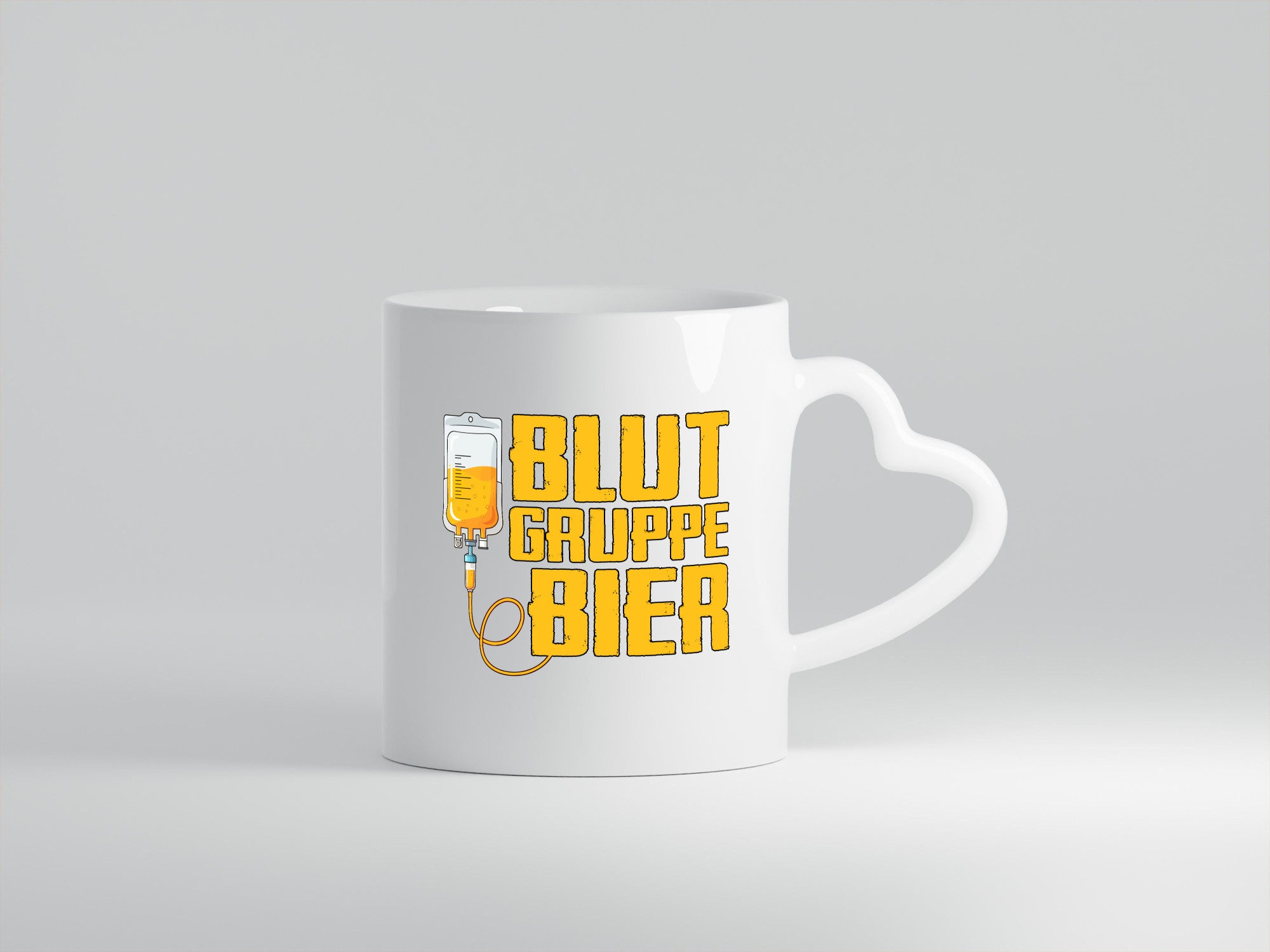 Blutgruppe Bier | Saufen Trinken Biertrinker Humor Geschenkidee Tasse