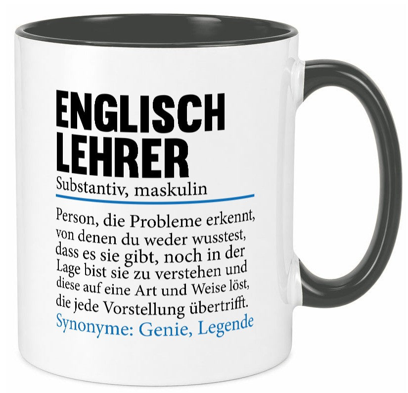 Englischlehrer | Lehrer Schule Englisch Geschenkidee Humor Tasse