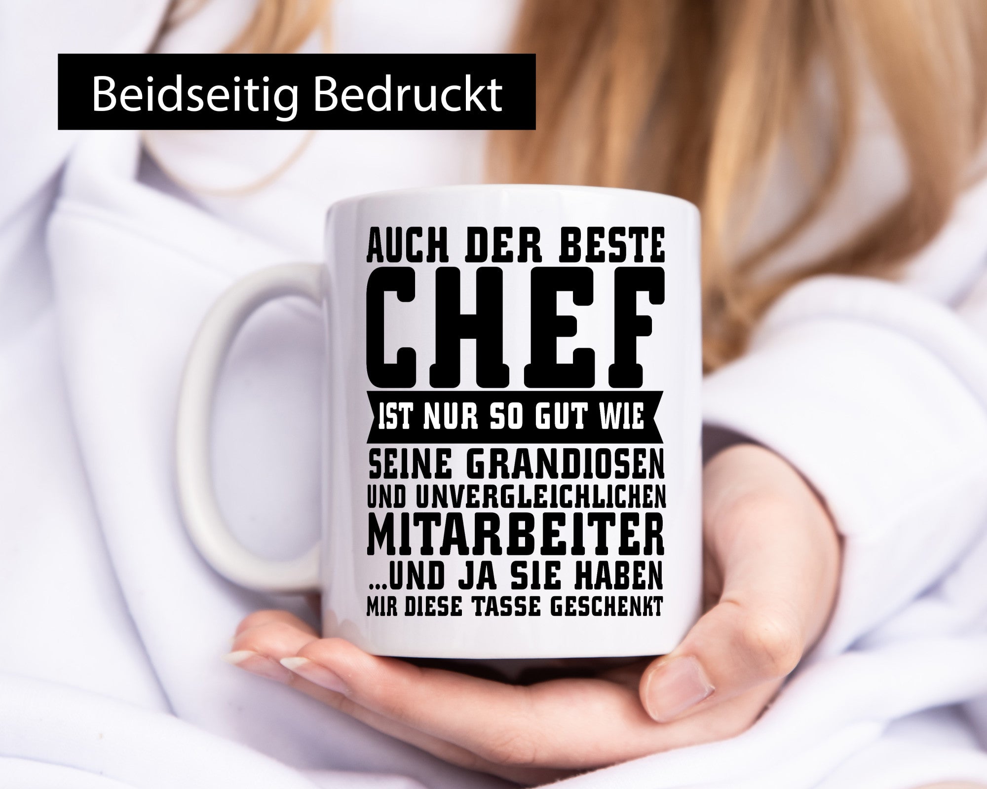 Bester Chef lustiger Spruch Geschenk Arbeit Kollegen Büro Tasse