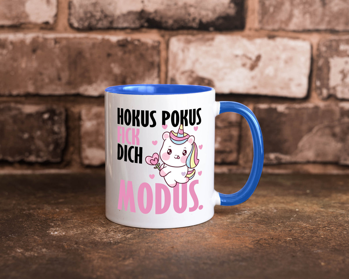 Hokus Pokus lustiger Spruch Geschenk Humor Geschenkidee Tasse