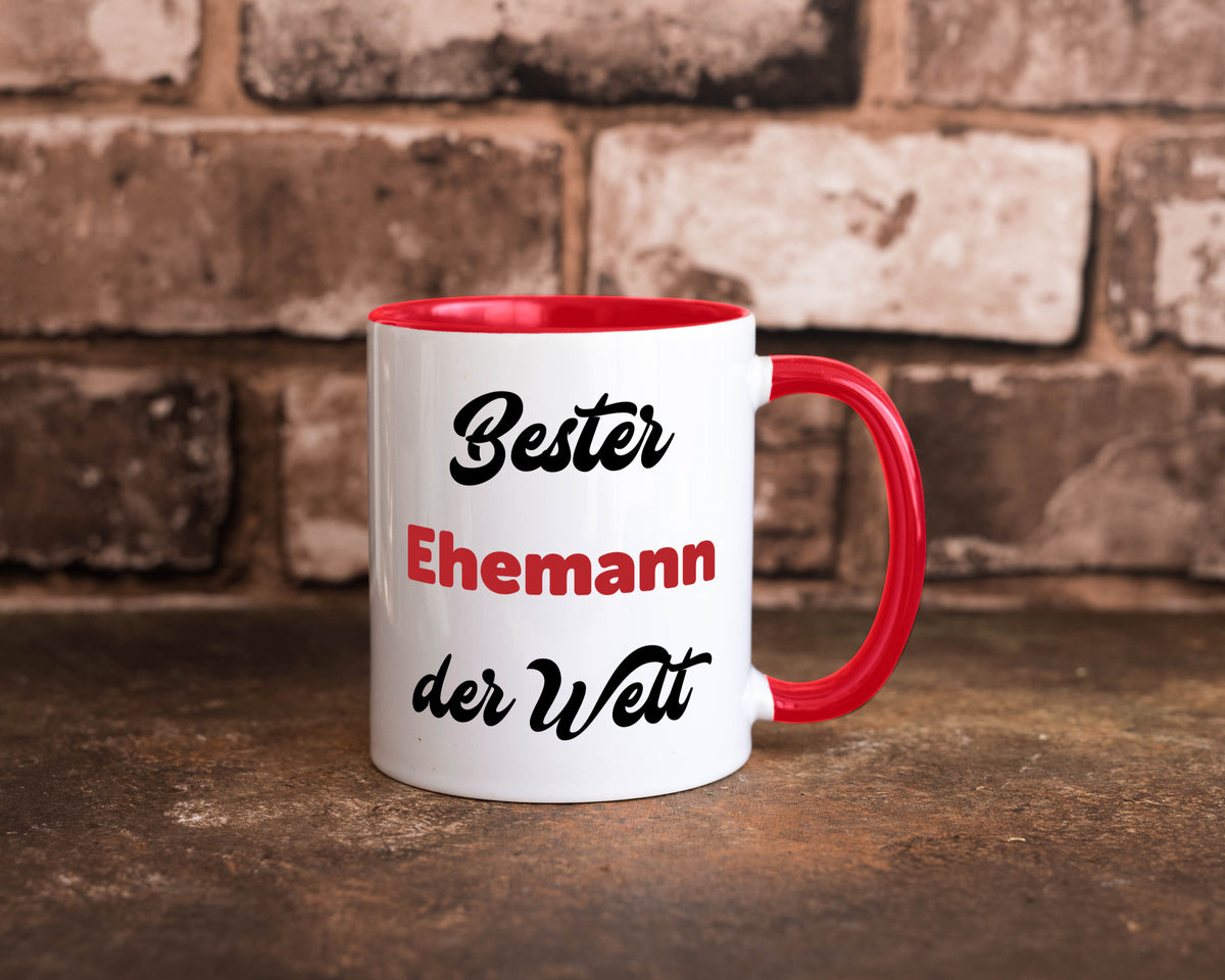 Bester Ehemann der Welt | Ehepaar Geschenkidee Humor Tasse