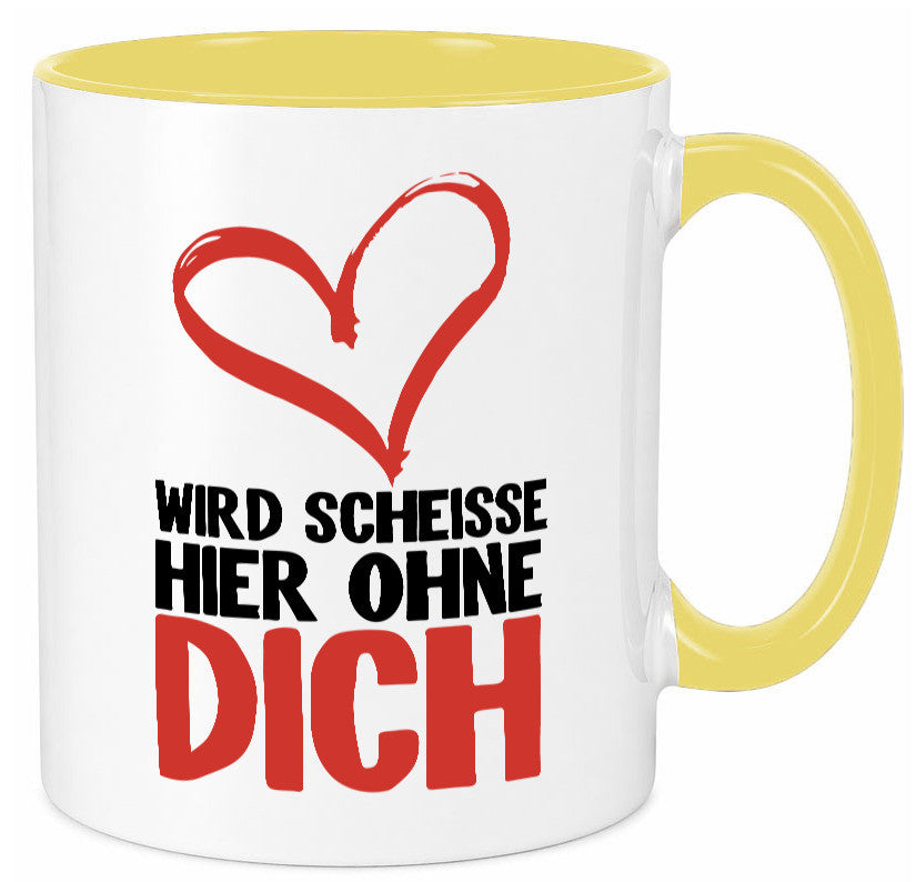 Wird Scheisse Geschenk Humor Geschenkidee lustiger Spruch Tasse