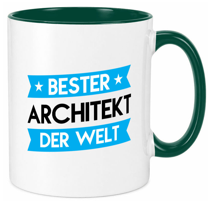 Bester Architekt | Architektur Büro Geschenk Arbeit Kollegen lustiger Spruch Tasse