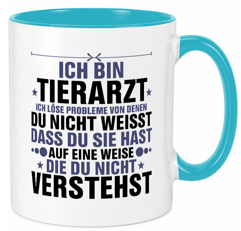 Löse Probleme: Tierarzt | Tiermedizin Mediziner Geschenk Tierliebhaber Humor