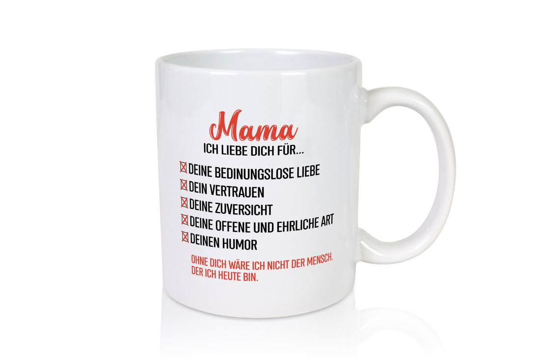 Mama ich liebe dich | Ohne wäre nicht Muttertag Geschenk Familie Geschenkidee