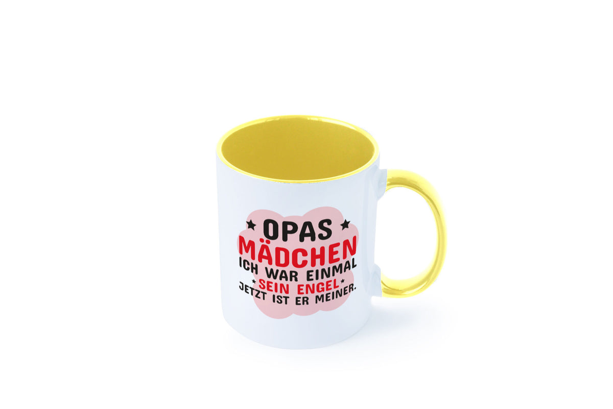 Opas Mädchen | Trauer Tasse Abschied Enkelin lustig Familie Geschenkidee