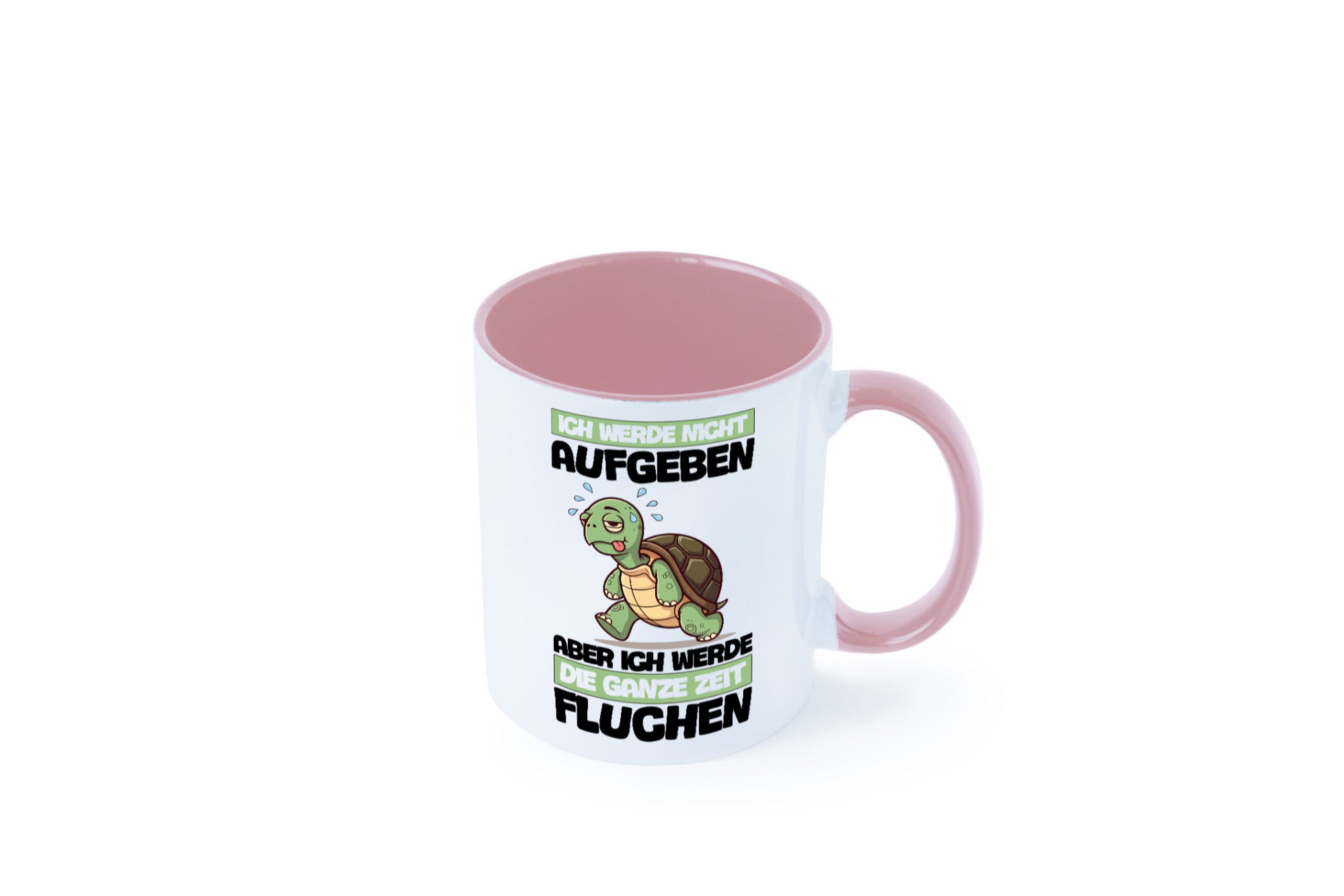 Ich geb nicht auf werde aber fluchen | Schildkröte Joggen v2 Humor Geschenkidee