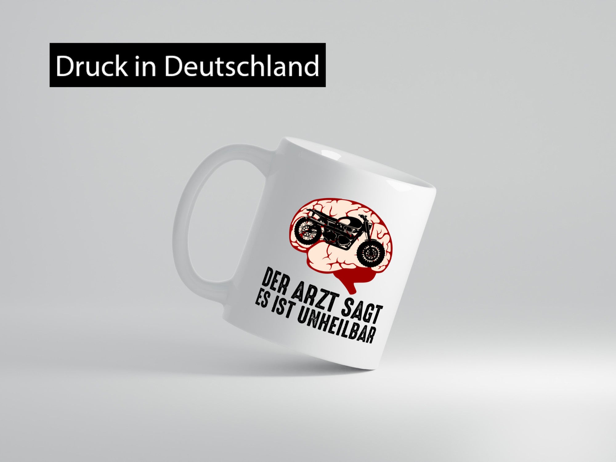 Der Arzt sagt es ist unheilbar | Motorrad Geschenk Humor Geschenkidee lustiger