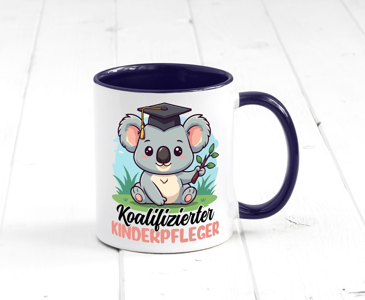 Koalifizierter Kinderpfleger | Pfleger Kinder Geschenkidee Humor Tasse