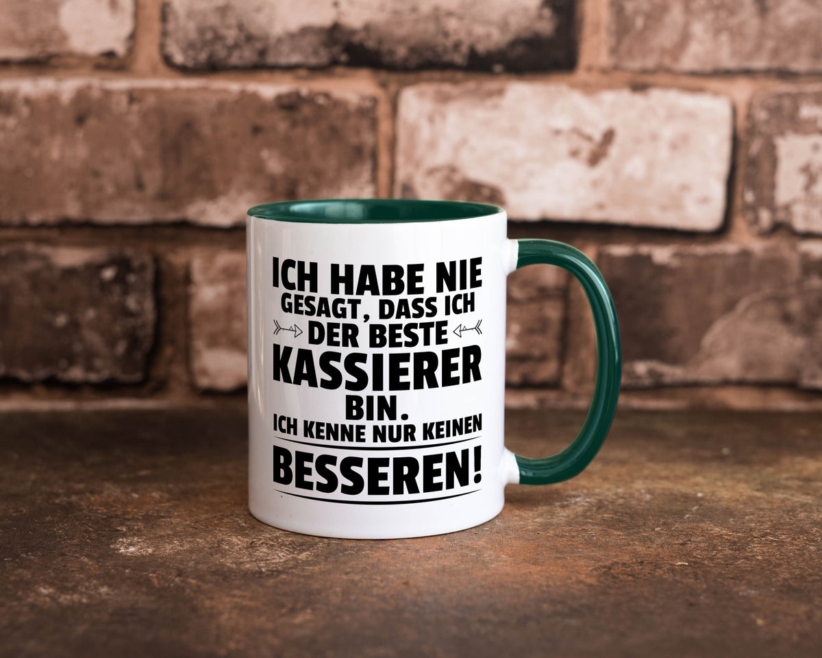 Der Beste Kassierer Geschenk Humor Geschenkidee lustiger Spruch Tasse