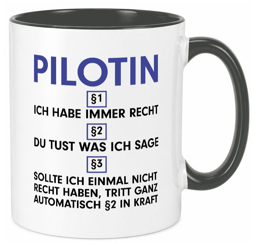 Ich habe immer Recht Pilotin | Definition Piloten v2 lustiger Spruch Geschenk