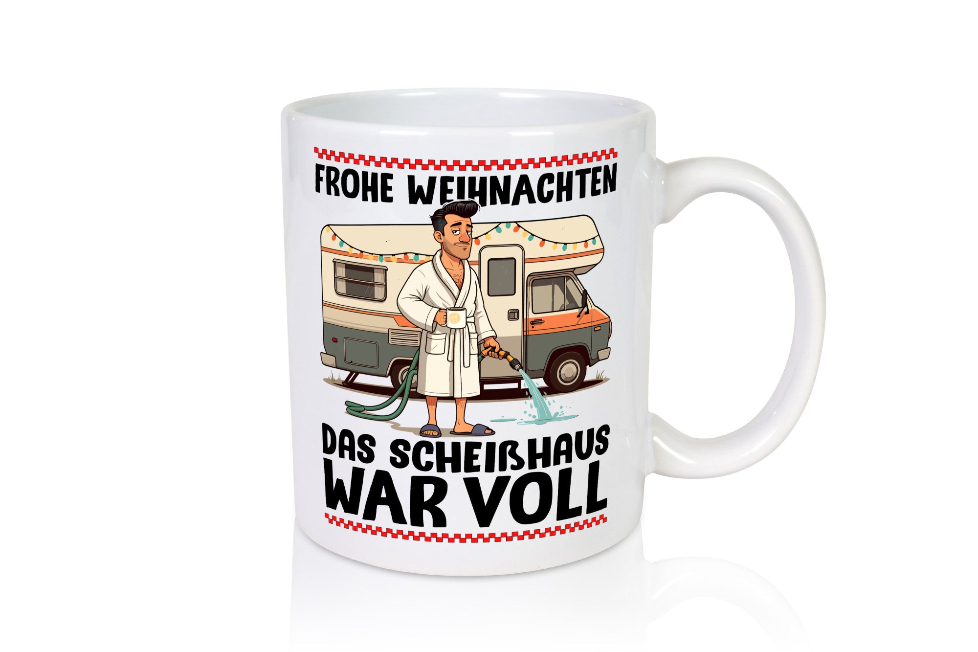 Frohe Weihnachten | Ugly Christmas Scheißhaus war voll Humor Geschenkidee Tasse