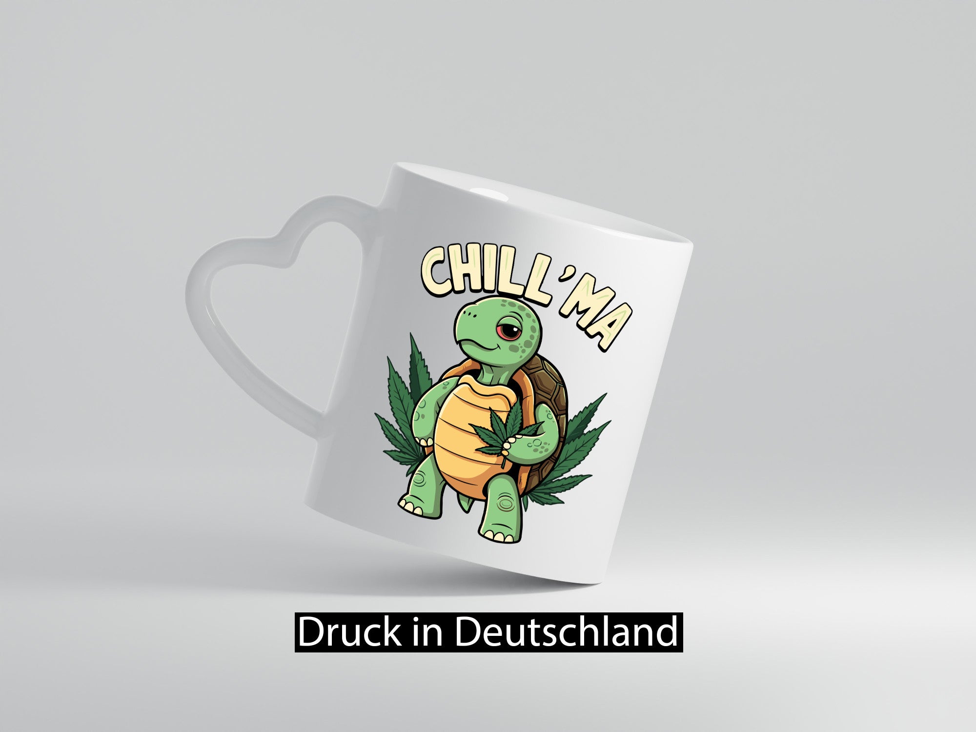 Chill ma | Cannabis Schildkröte v2 Geschenk Humor Geschenkidee lustiger Spruch