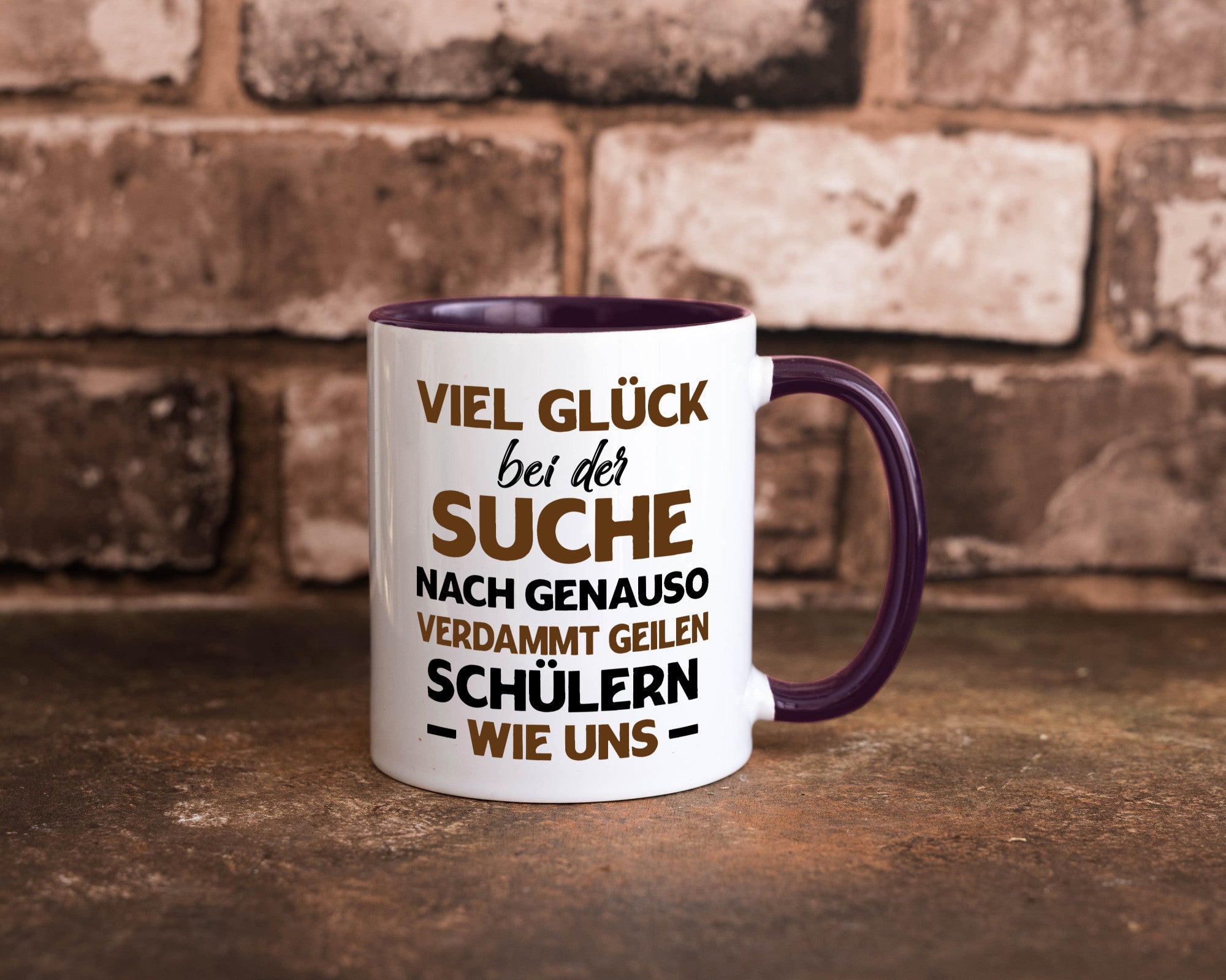 Viel glück | Geile schüler Schule Beste Lehrerin lustig Humor Geschenkidee