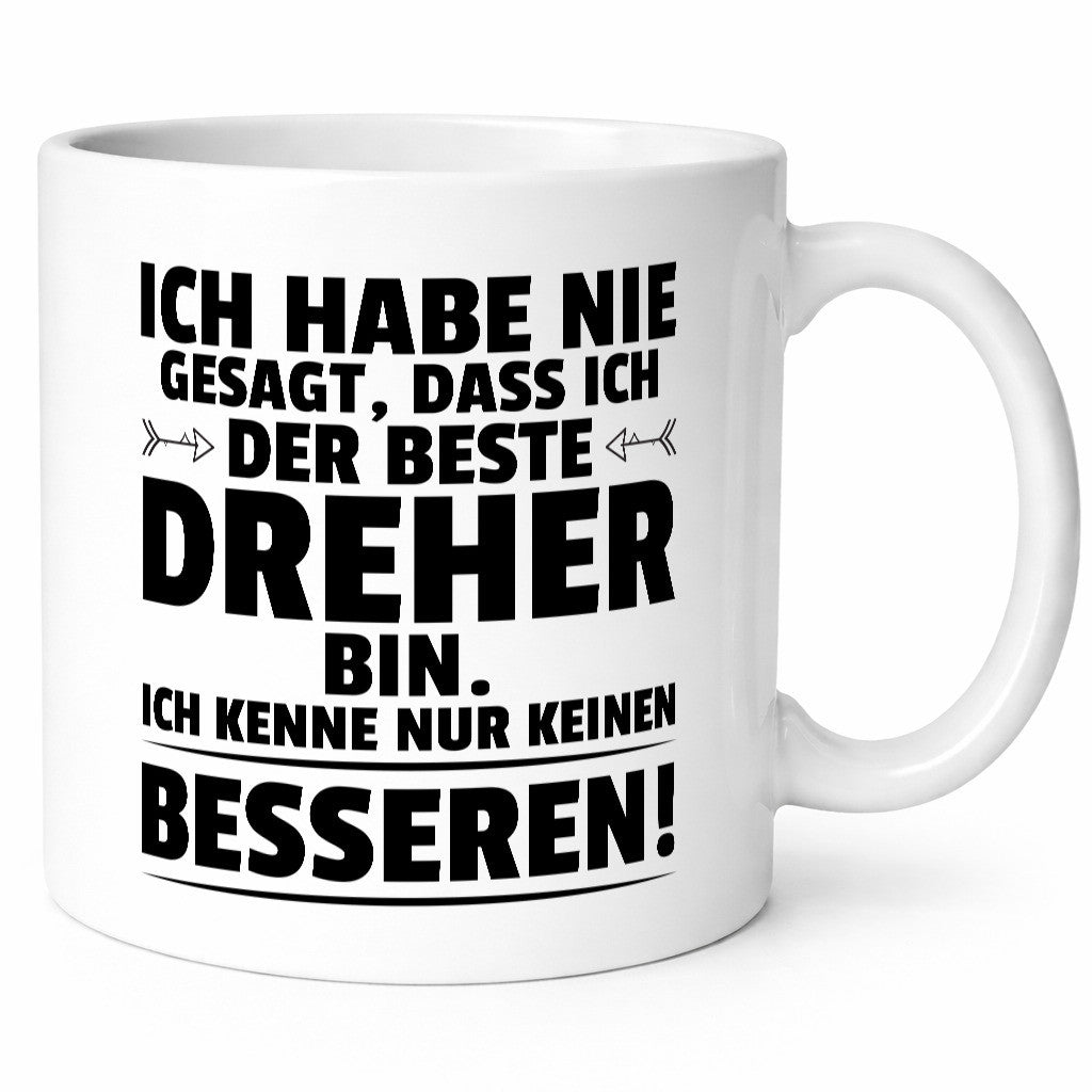 Der Beste Dreher | Fräser lustiger Spruch Geschenk Humor Geschenkidee Tasse