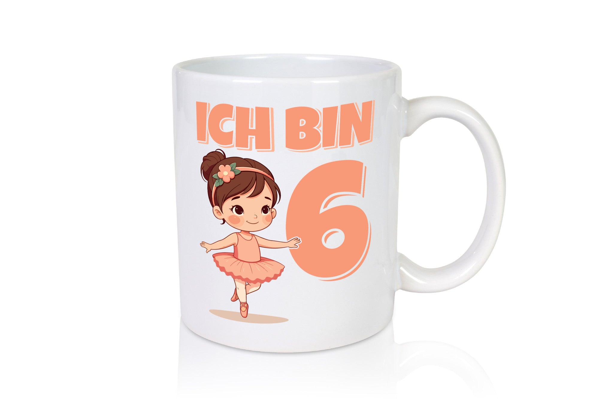 6 Geburtstag | Jahre Ballerina Mädchen Ballet lustig Geschenkidee Geschenk Tasse