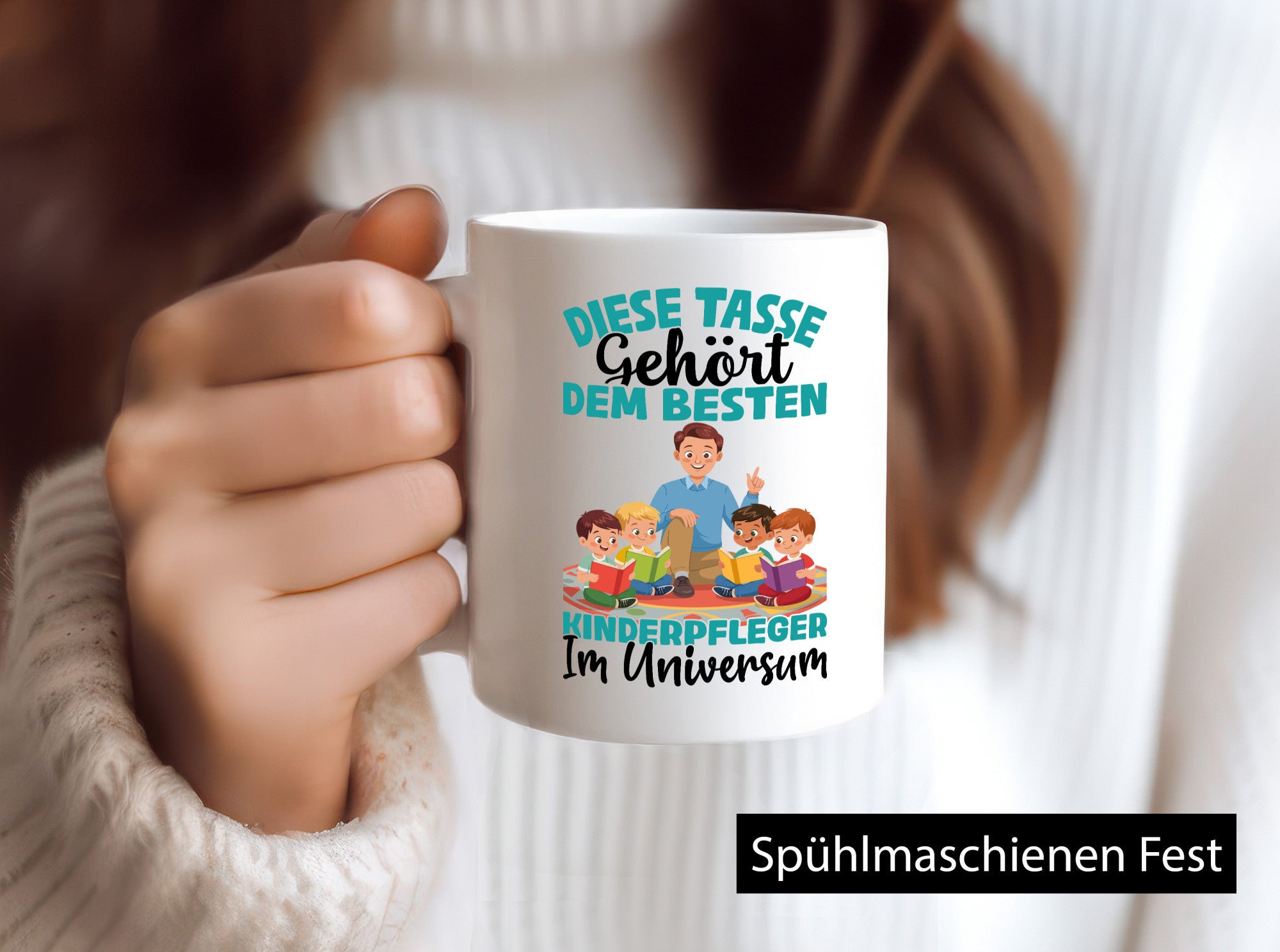 Im Universum: Kinderpfleger | Pfleger Kinder lustig Humor Geschenkidee Geschenk