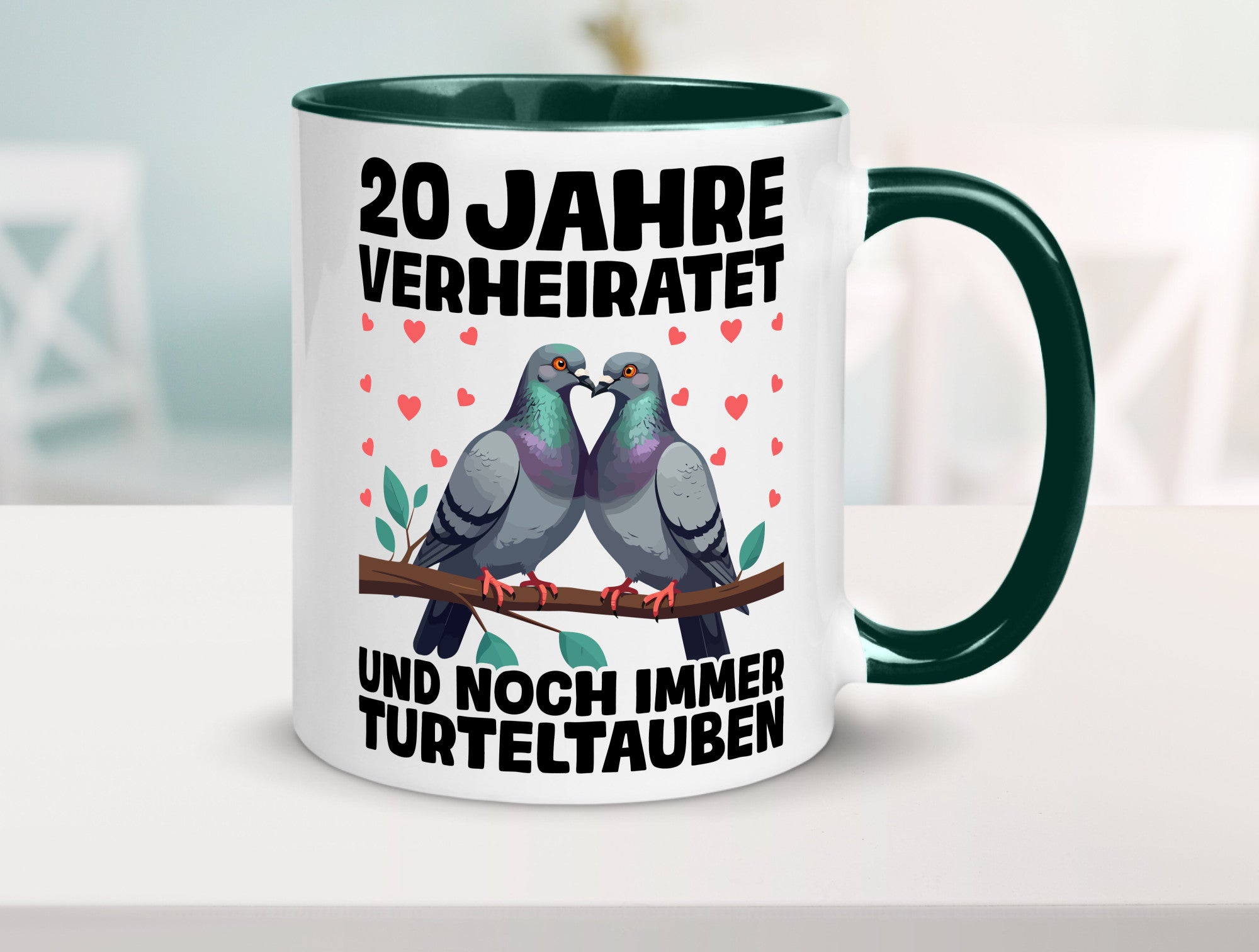 20 Jahre verheiratet | Turteltauben Ehe Ehepaar lustig Humor Geschenkidee