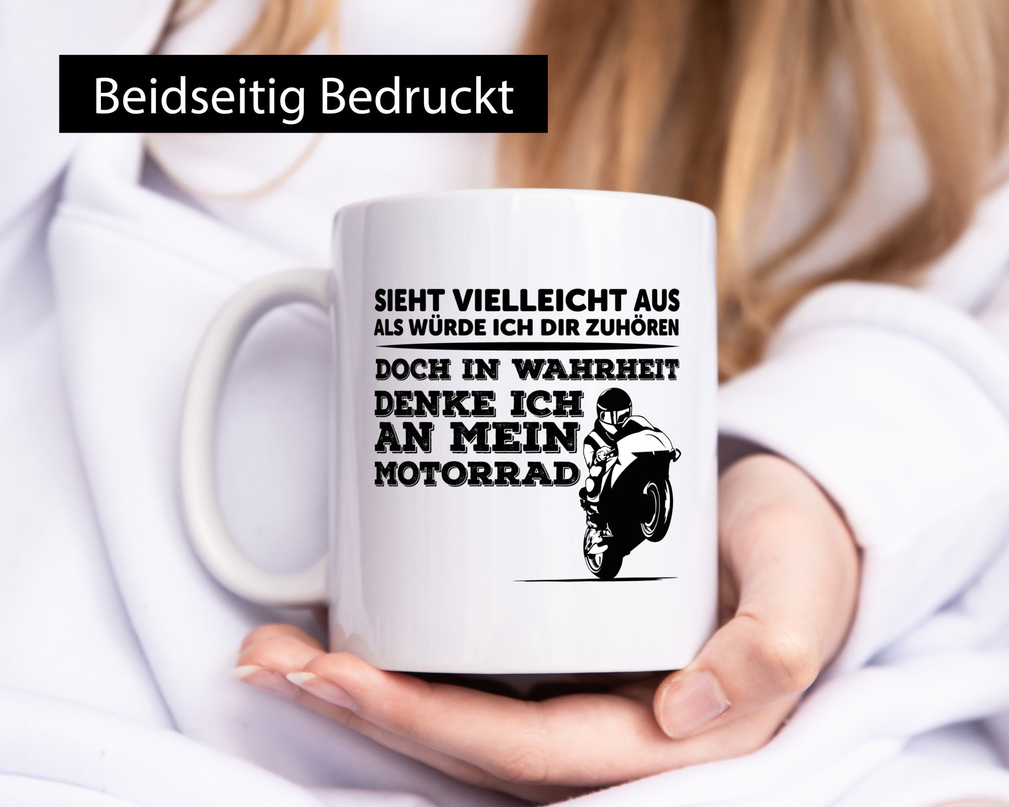Motorrad Fahrer Tasse | lustiger Spruch Männer Humor Geschenk Geschenkidee