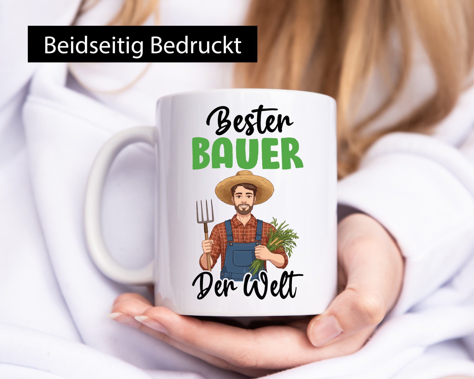 Bester Bauer | Bauernhof Landwirtschaft v2 Geschenkidee Humor Tasse