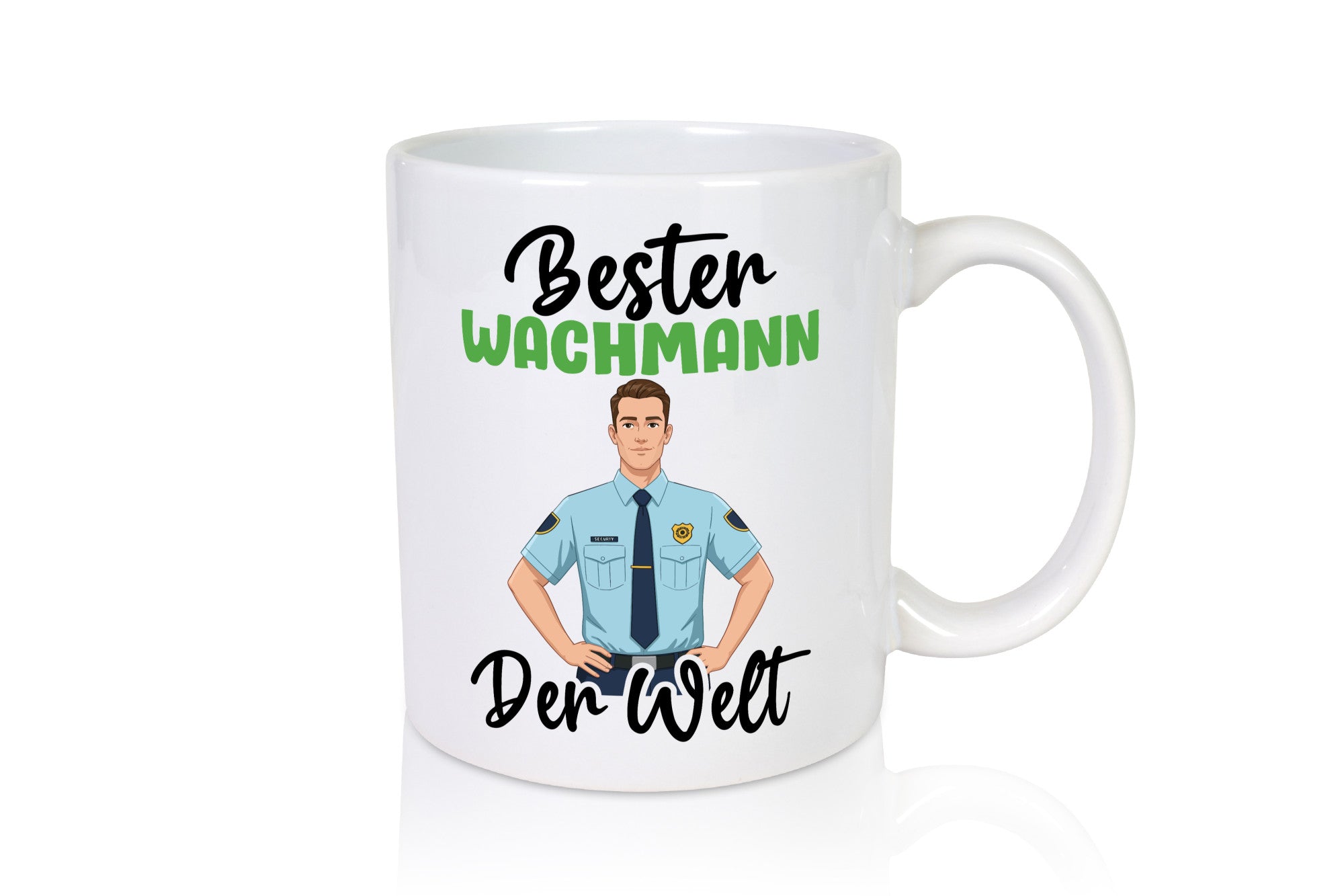 Bester Wachmann | Wachpersonal Nachtwächter v2 Geschenk Humor Geschenkidee