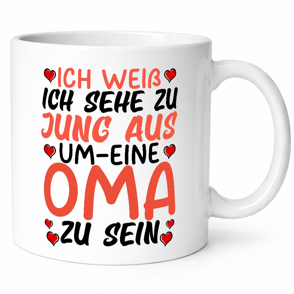 Sehe Jung aus um eine Oma zu sein | Großmutter Geschenk Familie Geschenkidee