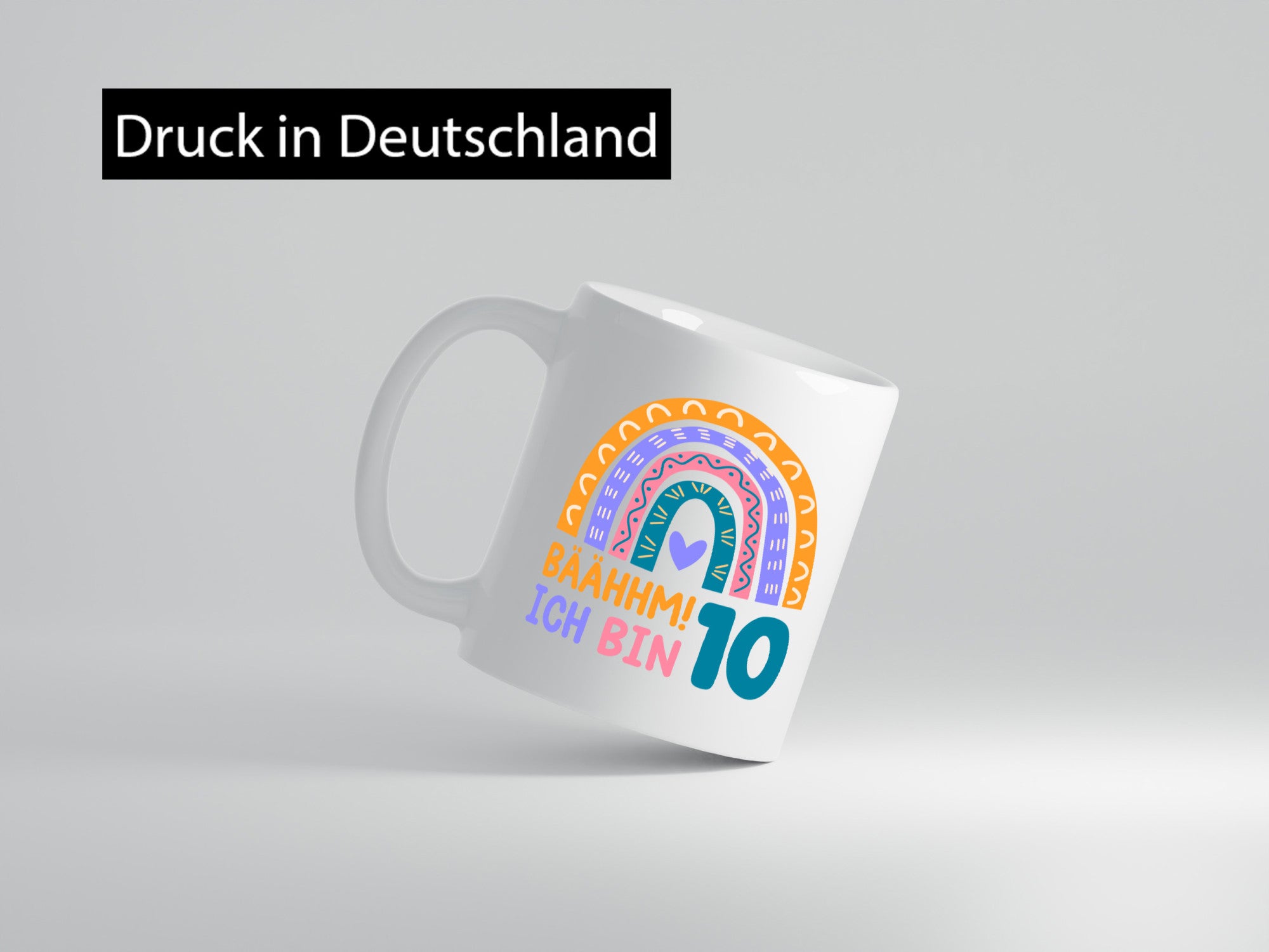 10. Geburtstag | 10 Jahre Regenbogen Bääm Mädchen Geschenk Geschenkidee