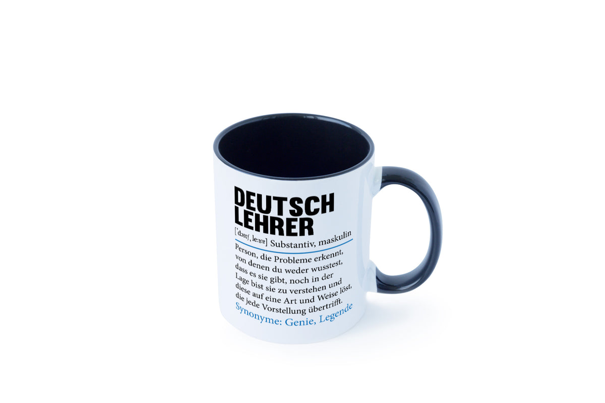 Deutschlehrer Spruch | Lehrer Schule Humor lustig Geschenkidee Geschenk Tasse