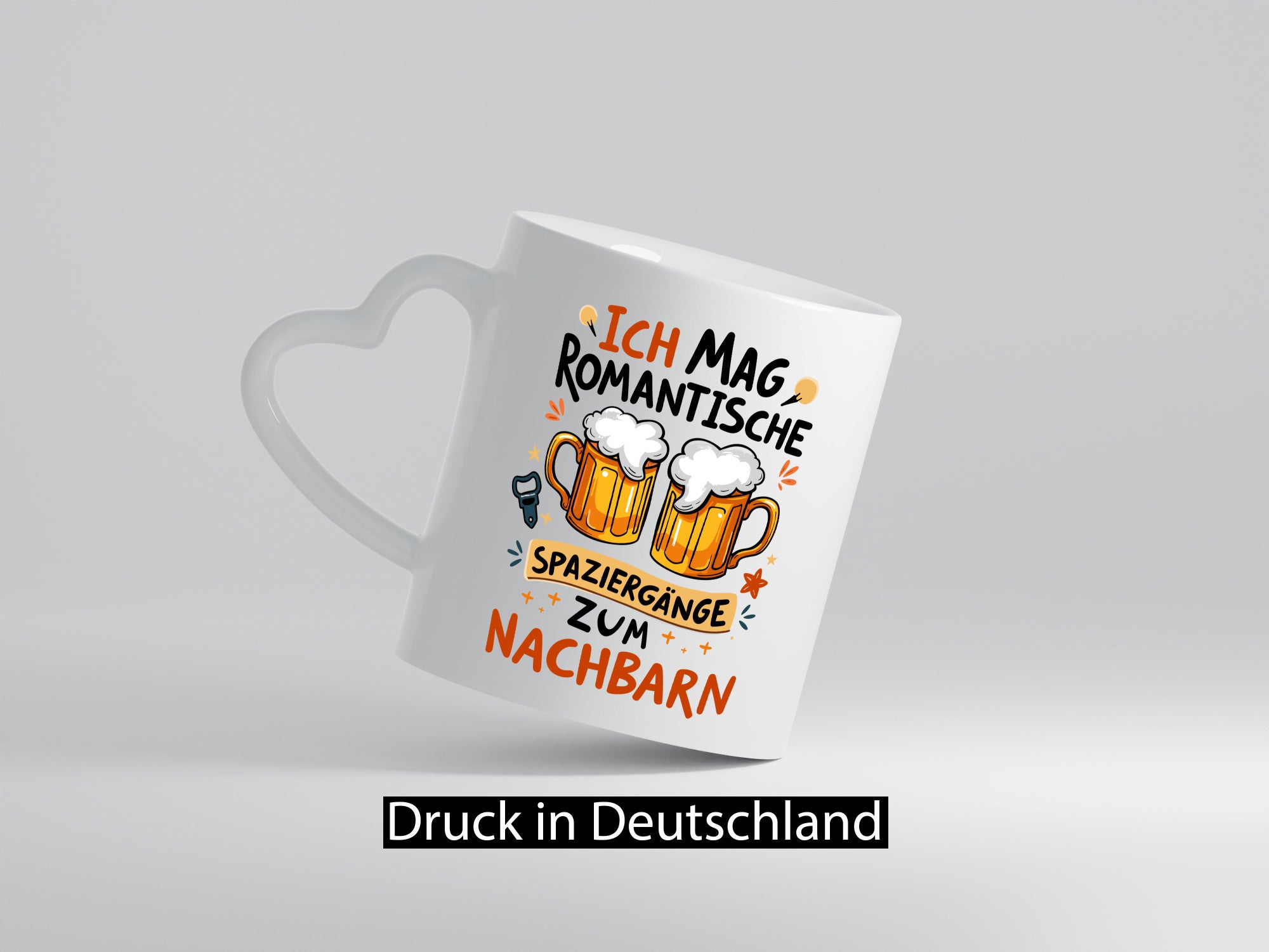 Spaziergang zum Nachbarn | Biertrinker Lieblingsnachbar v2 Humor Geschenkidee