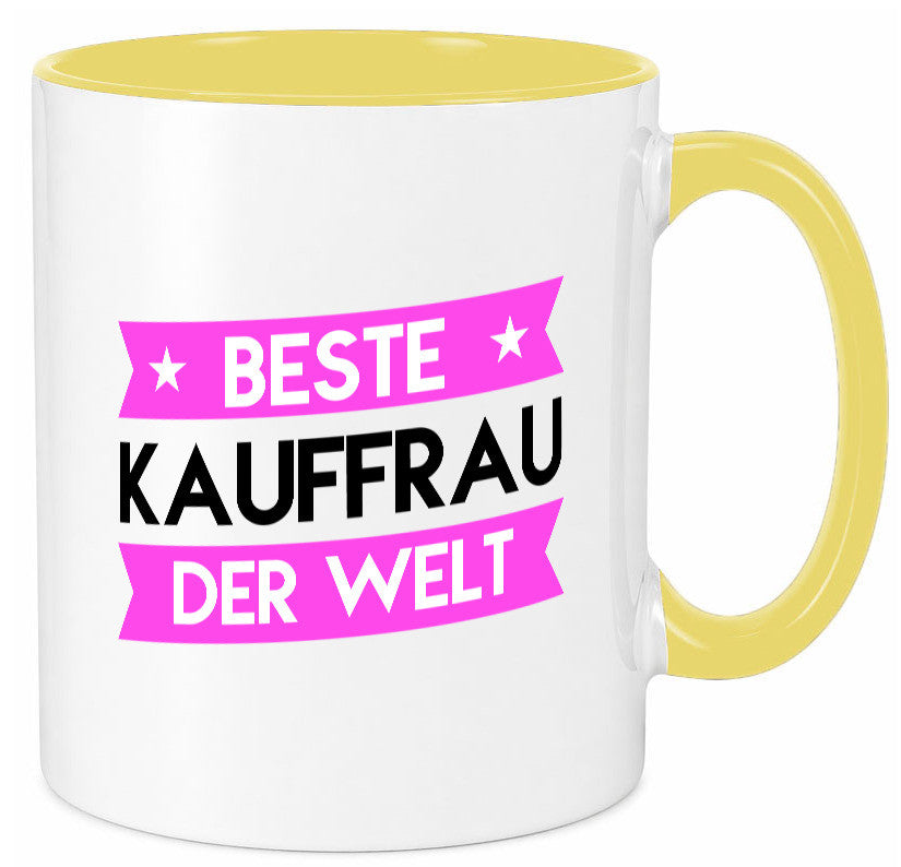 Beste Kauffrau | Kauffrauen Geschenkidee Humor Tasse