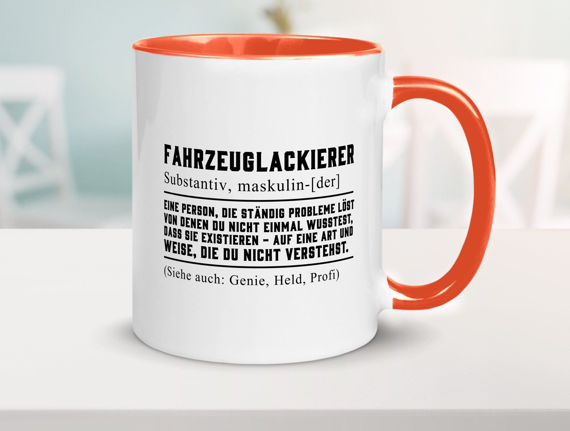 Fahrzeuglackierer | Definition Lackierer Autolackierer Humor Geschenkidee Tasse
